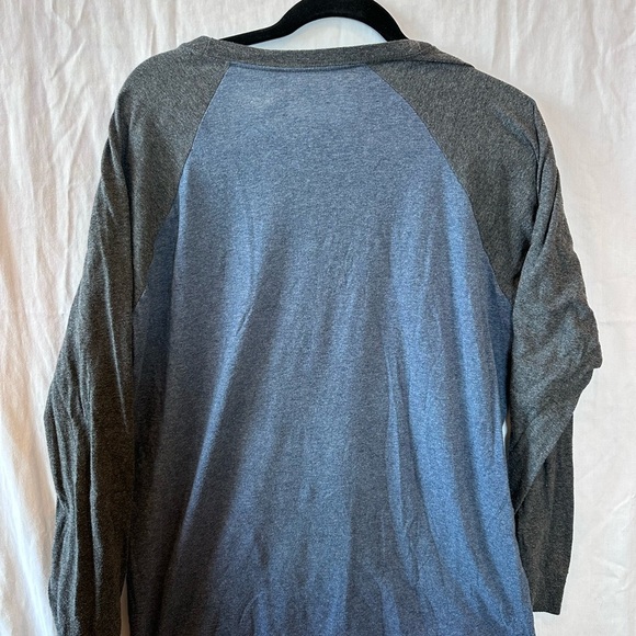 Liquid Blue AC/DC Mens Raglan Rock N Roll Graphic Long Sleeve T-Shirt Size Large - Picture 3 of 3